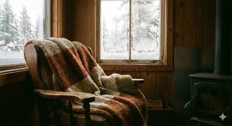 毛布を纏う、という儀式。