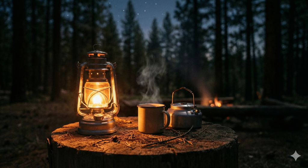 夜を殺さない灯り。Feuerhandランタンと、揺らぎの中にいる時間。