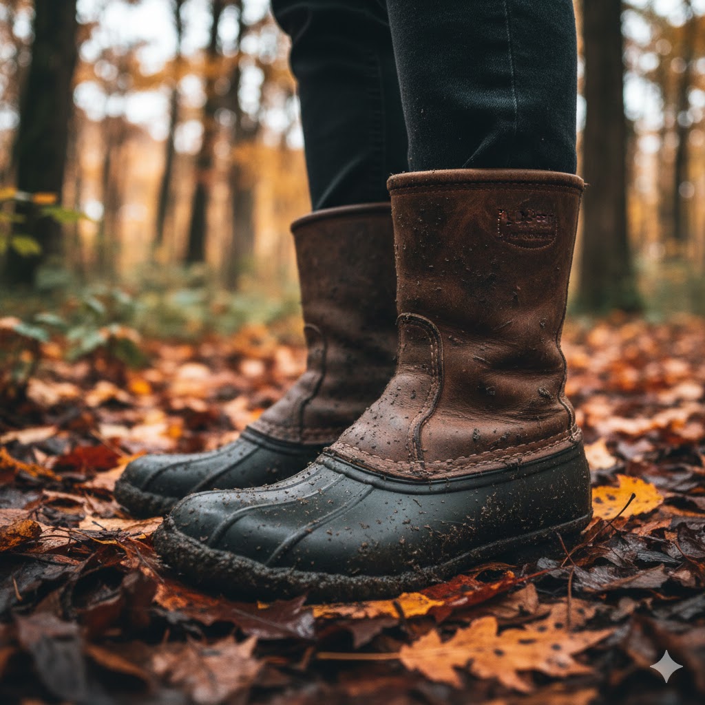 泥だらけの英雄。L.L.Bean Bean Boots
