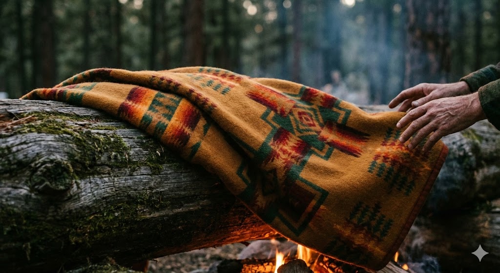 Pendleton ウールブランケット：熱を纏う「皮膚の拡張」。